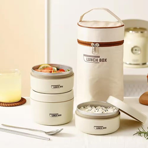 عرض لانش بوكس حرارى مع شنطة هدية مع كوب سعة 1.18 ل...