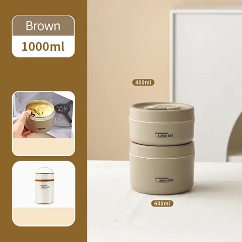 3 قطع لانش بوكس حرارى مع شنطة هدية