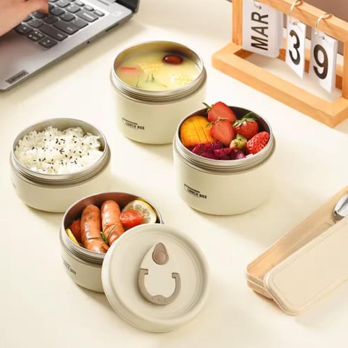 عرض لانش بوكس حرارى مع شنطة هدية مع كوب سعة 1.18 ل...