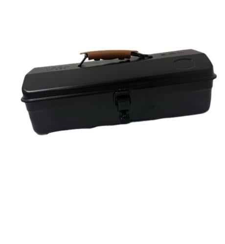 صندوق عزبة الشاي مع كامل الاغراض اللون الاسود