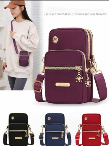 حقائب كروسبودي نسائية مقاومة للماء من النايلون، حق...