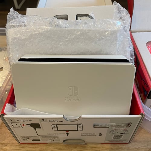 قاعدة شحن فقط لشاشة وحدة التحكم لجهاز نيتيندو سويت...