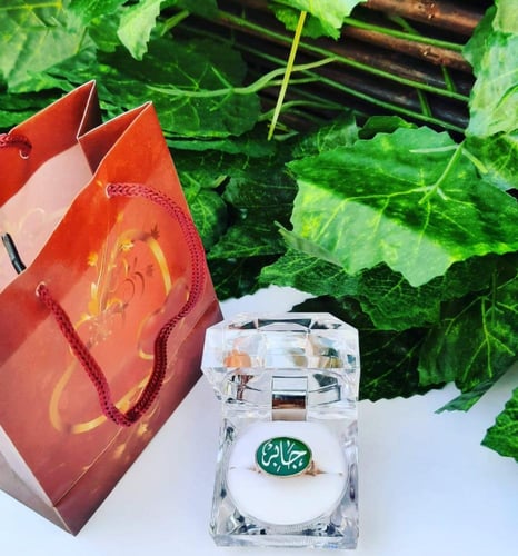 تفصيل خاتم فضة بالأسم