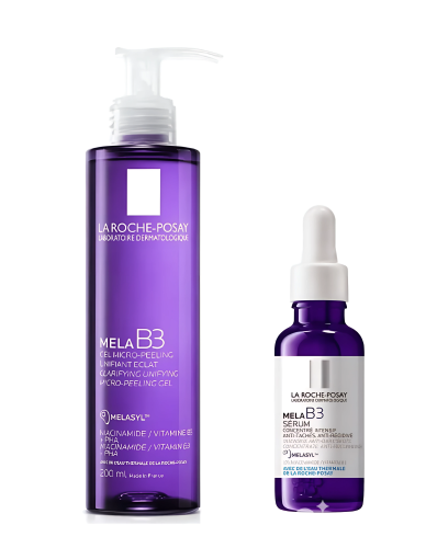 La Roche Posay مصل ميلا B3 وجل تنظيف الوجه ميلا