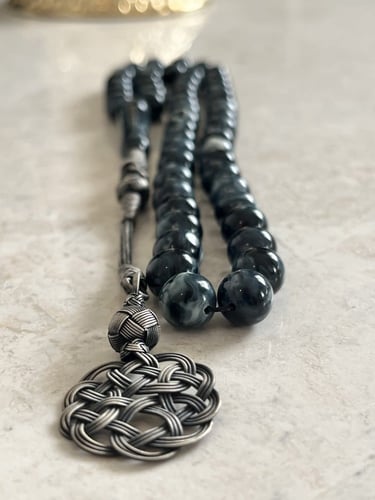 سبحة البكلايت البلجيكي مع طربزونة تركية مصنوعة من...