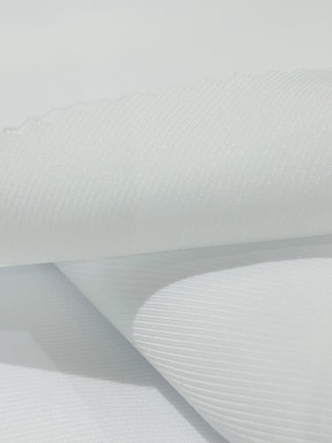 قماش سميراميس أبيض