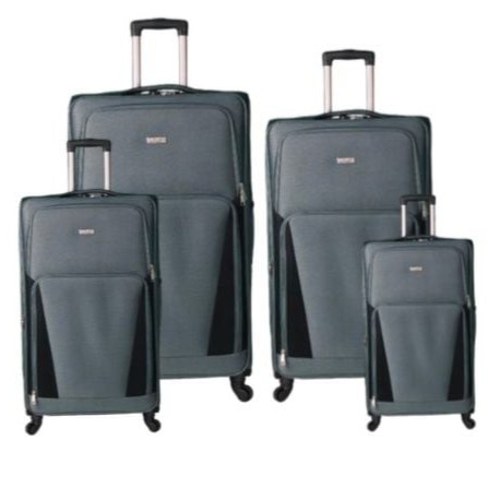 طقم حقائب سفر 4 قطع قماش Moringa