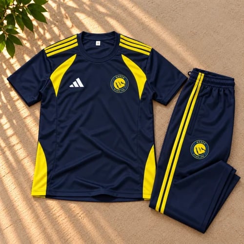 طقم تدريبات النصر تيشيرت مع بنطال2026/2027
