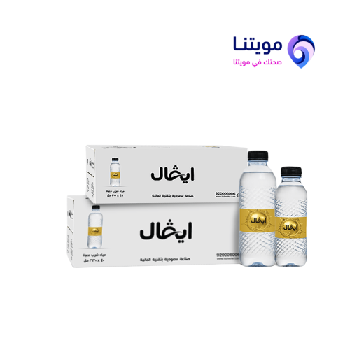 مياه إيفال 330 مل – كرتون × 40 عبوة