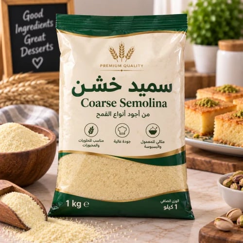 سميد خشن بجودة فاخره 1 كيلو