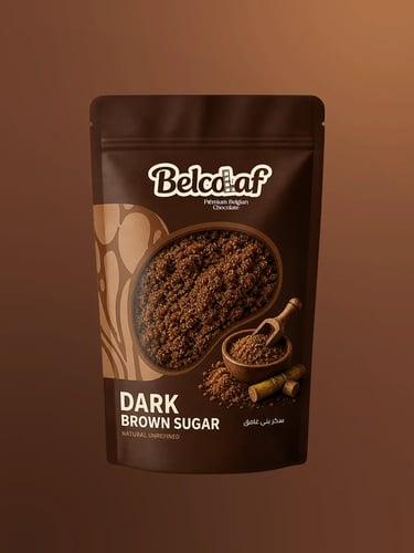 سكر بني غامق