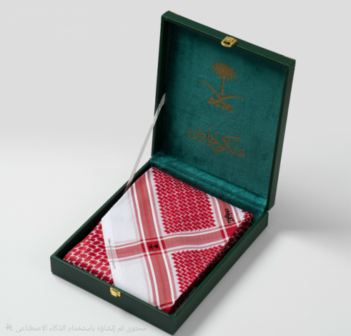 شماغ ملكي خاص احمر 2026 الرسمي