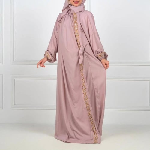 شرشف صلاة نسائي بارد بتطريز ناعم