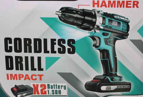 قوة واحترافية: دريل شحن JSA لاسلكي - بقوة 21 فولت...