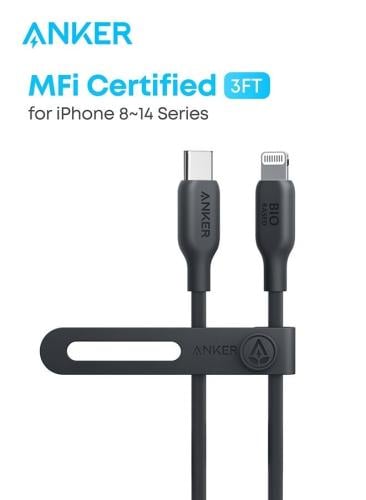 Anker 541 كابل USB-C إلى Lightning بطول 0.9 متر -...