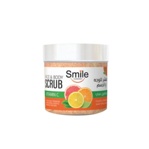 سمايل مقشر للوجه والجسم فيتامين سي 300مل