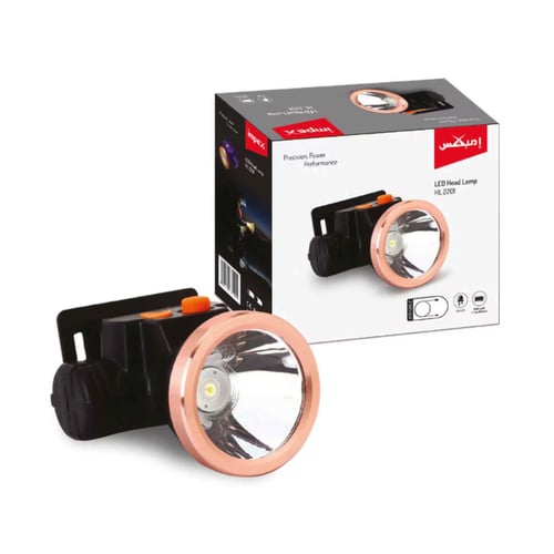 كشاف رأس إمبكس (Impex) بقوة 3 واط - قابل لإعادة ال...