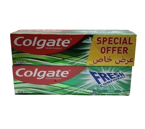 معجون أسنان كولجيت الأصلي - طقم حبتين (75 مل × 2)...