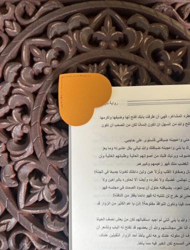 فاصل كتاب جلد (بني)