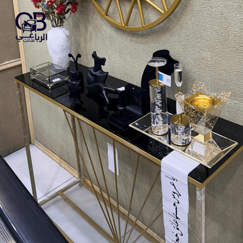 طاولة مدخل الجوهرة مع مرايا