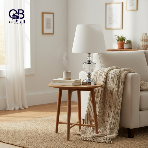 أبجورة فضية بتصميم عصري