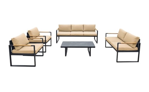 طقم جلسة خارجية مجلسات خارجية مودرن مع طاولة