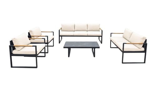 طقم جلسة خارجية مجلسات خارجية مودرن مع طاولة