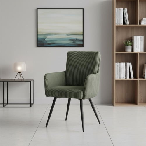 كرسي مفرد مريح بوسادة فوم ناعمة لراحة الجلوس الطوي...