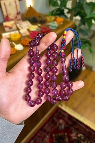 Saffron rosary with a fragrant scent and a distinc...