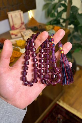 Saffron rosary with a fragrant scent and a distinc...