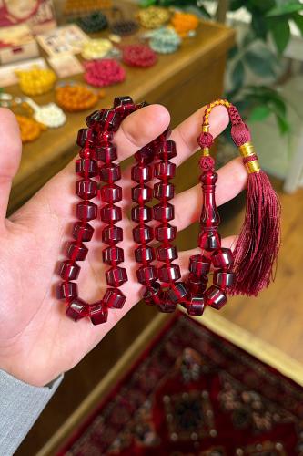 Saffron rosary with a fragrant scent and a distinc...