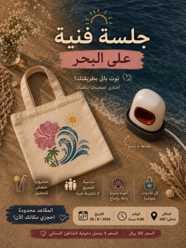 جلسة فنية على البحر - توت باق بطريقتك | Beach 180