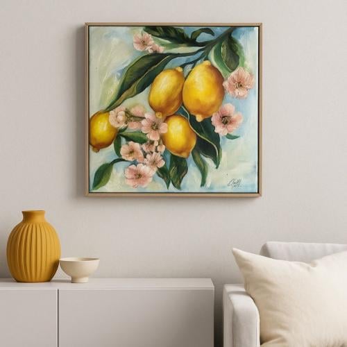 Oil painting on canvas size 30*30 suitable for mod...