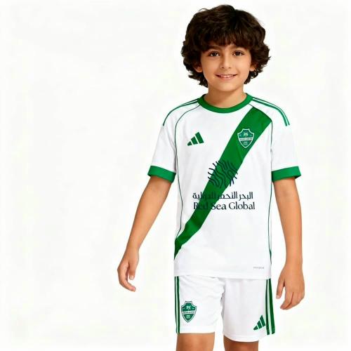 طقم الأهلي الأبيض الجديد أطفال 2026