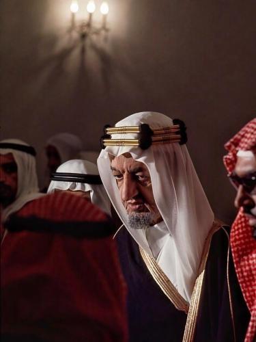 بوستر معدني الملك فيصل – البورتريه الملوّن