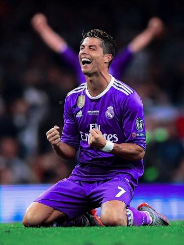 لوحة معدنية رونالدو ريال مدريد – فرحة النهائي