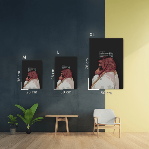لوحة سمو ولي العهد محمد بن سلمان