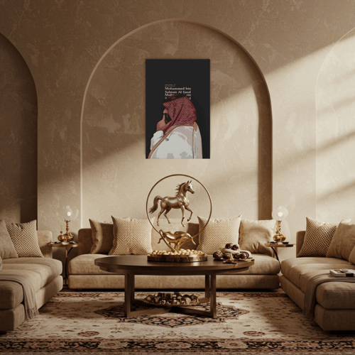 لوحة سمو ولي العهد محمد بن سلمان