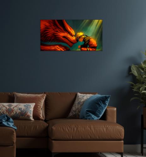 ناروتو وكوراما | بوستر معدني