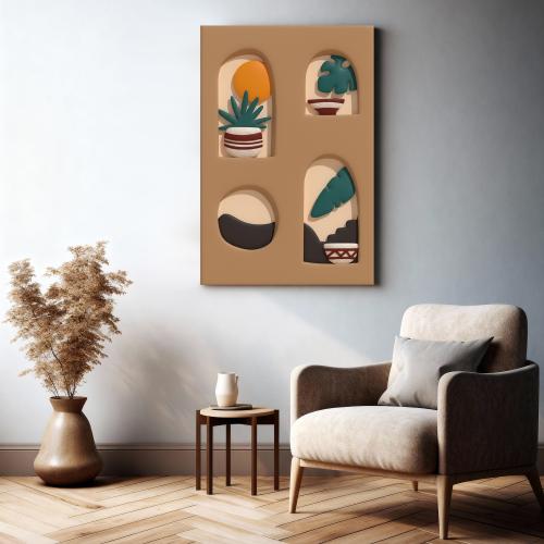 بوستر فن تجريدي