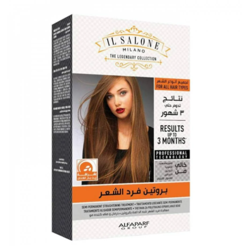 ال صالون مجموعة فرد الشعر بالبروتين مع زيت بذرة ال...