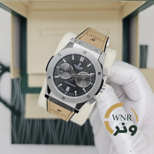 ساعة Hublot Chronograph تصميم رياضي بلمسة فاخرة |...