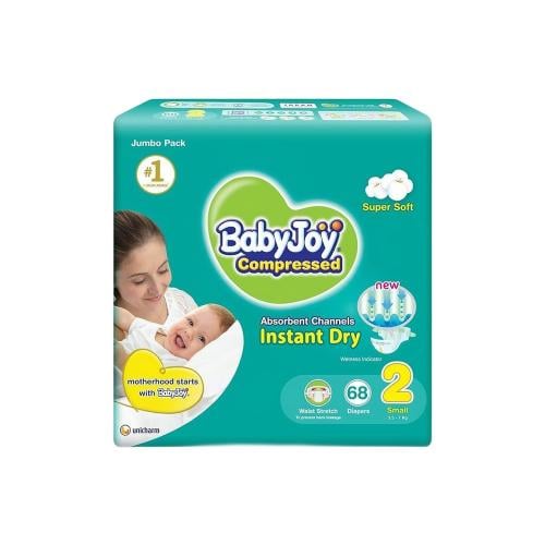 حفائض بيبي جوي 2 ( 3 * 68 ) حبة