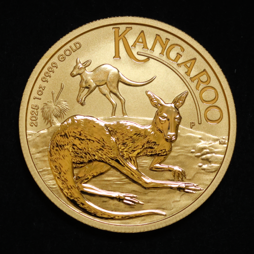 عملة ذهبية من فئة أونصة واحدة تحمل صورة الكنغر الأ...