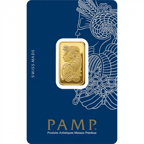 سبيكة ذهب 10 جرام عيار 24 من شركة بامب السويسرية