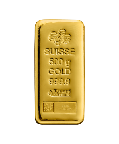 سبيكة ذهب 500 جرام عيار 24