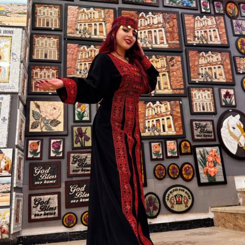 فستان شمالي ازياء يوم التاسيس تراثي