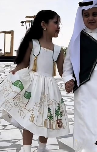 فستان يوم التاسيس ٩٦