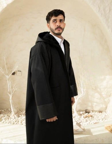 فروات رجاليه اسود جوخ الاصلي