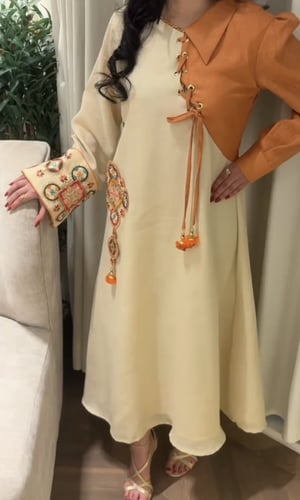 جلابيات أم وبنت بتصميم رمضاني فاخر